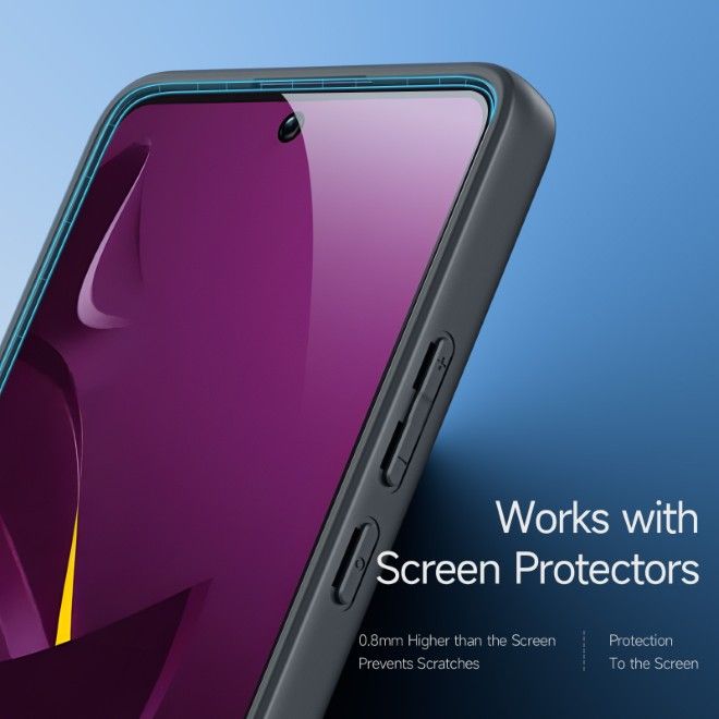 Dux Ducis - Xiaomi Poco M7 Pro Hülle - Hardcase - Aimo Series - schwarz