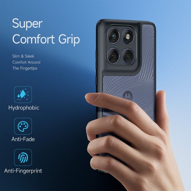 Dux Ducis - Motorola Edge 60 Fusion Hülle - Hardcase - Aimo Series - schwarz