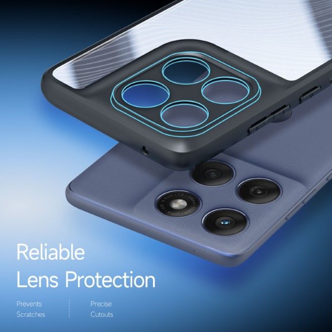 Dux Ducis - Motorola Edge 60 Fusion Hülle - Hardcase - Aimo Series - schwarz