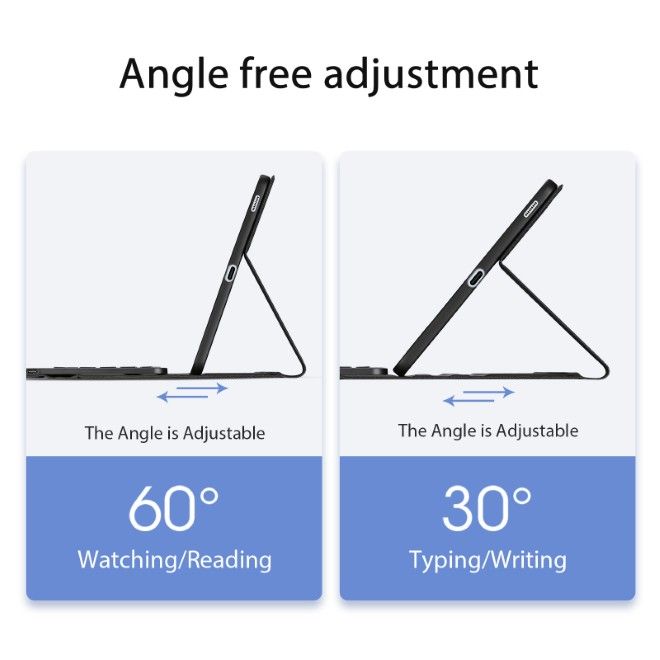 Dux Ducis - Samsung Galaxy Tab S10 FE+ Tastatur Hülle - Keyboard Case - TK Series - schwarz