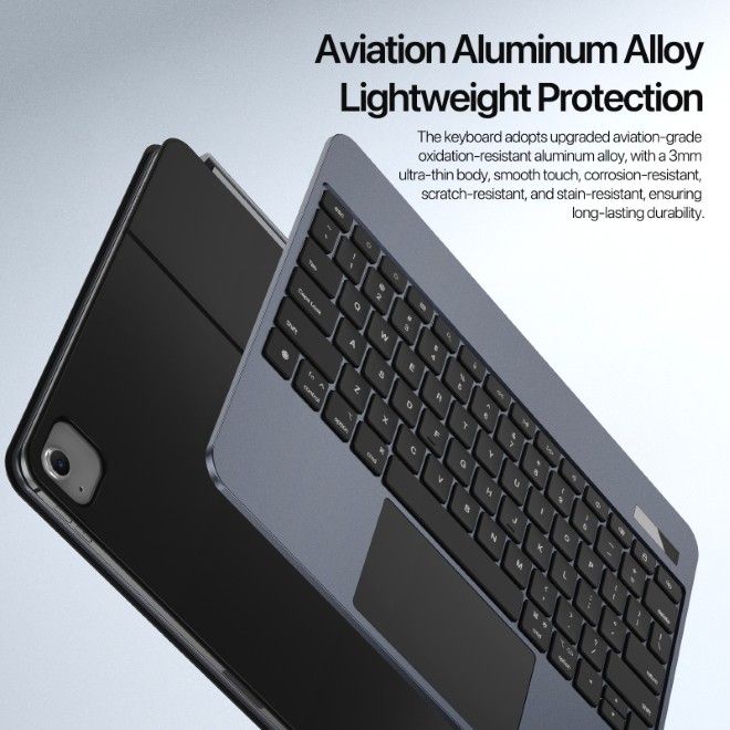 Dux Ducis - iPad Air 11 (2025/2024/2022/2020) / iPad Pro 11 (2022/2021/2020/2018) Tastatur Hülle - Keyboard Case - MK Pro Series - schwarz