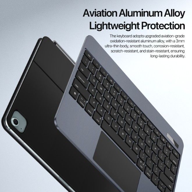 Dux Ducis - iPad Air 13 (2025/2024) / iPad Pro 12.9 (2022/2021/2020/2018) Tastatur Hülle - Keyboard Case - MK Pro Series - schwarz