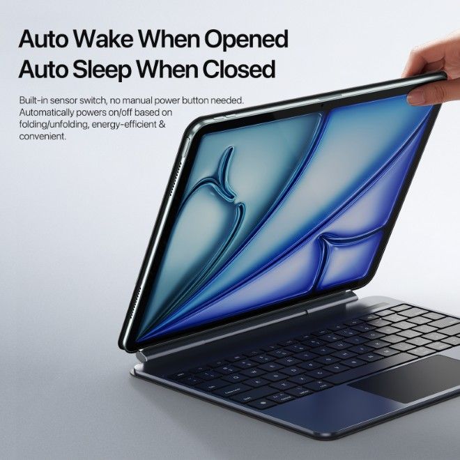 Dux Ducis - iPad Air 13 (2025/2024) / iPad Pro 12.9 (2022/2021/2020/2018) Tastatur Hülle - Keyboard Case - MK Pro Series - schwarz