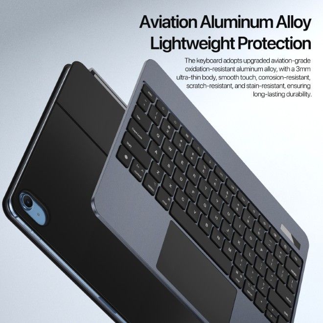 Dux Ducis - iPad 2025 (11. Gen) / iPad 2022 (10. Gen) Tastatur Hülle - Keyboard Case - MK Pro Series - schwarz