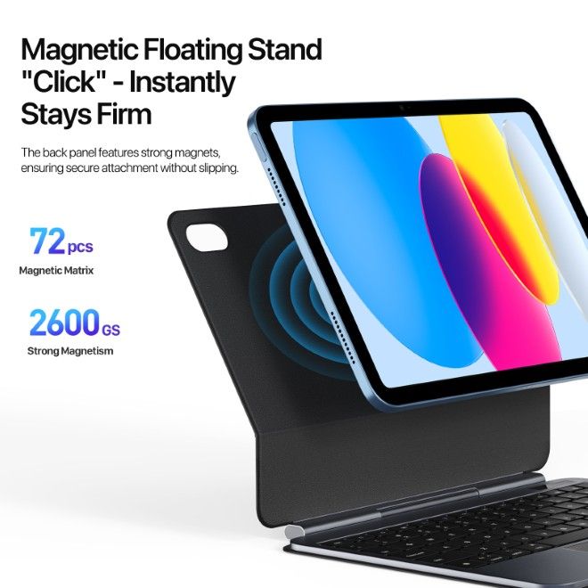 Dux Ducis - iPad 2025 (11. Gen) / iPad 2022 (10. Gen) Tastatur Hülle - Keyboard Case - MK Pro Series - schwarz