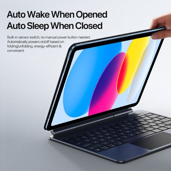 Dux Ducis - iPad 2025 (11. Gen) / iPad 2022 (10. Gen) Tastatur Hülle - Keyboard Case - MK Pro Series - schwarz
