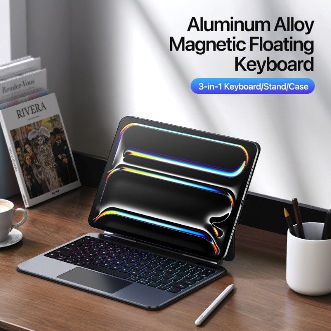 Dux Ducis - iPad Pro 11 (2024) Tastatur Hülle - Keyboard Case - MK Pro Series - schwarz