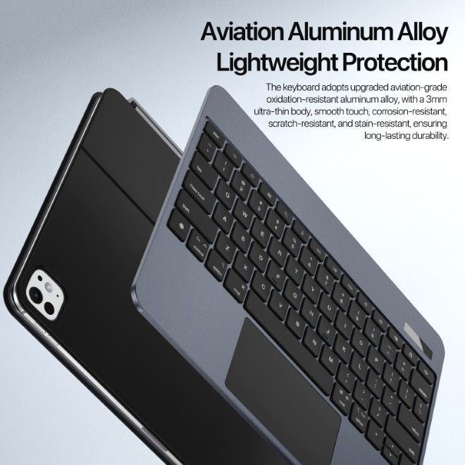 Dux Ducis - iPad Pro 11 (2024) Tastatur Hülle - Keyboard Case - MK Pro Series - schwarz