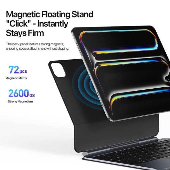 Dux Ducis - iPad Pro 11 (2024) Tastatur Hülle - Keyboard Case - MK Pro Series - schwarz