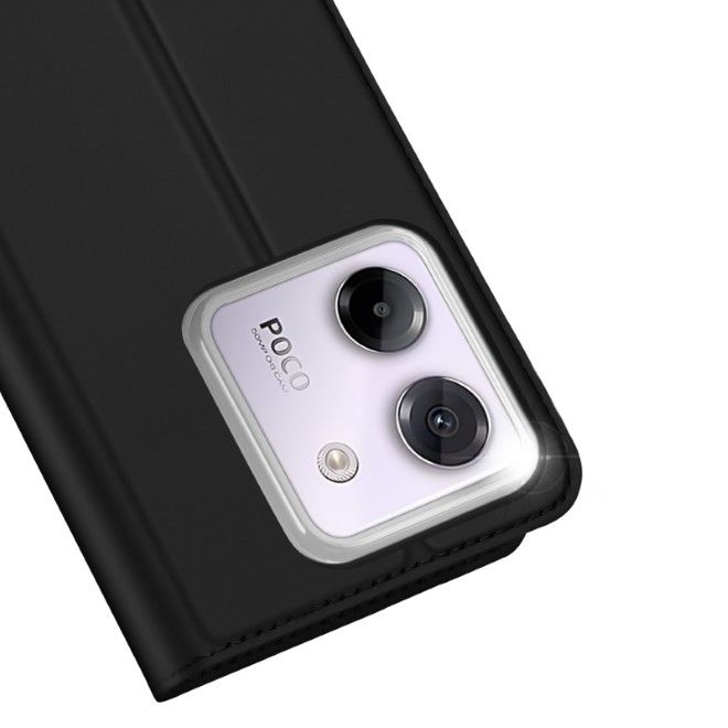 Dux Ducis - Xiaomi Poco M7 Pro Hülle - Handy Bookcover - Skin Pro Series - schwarz