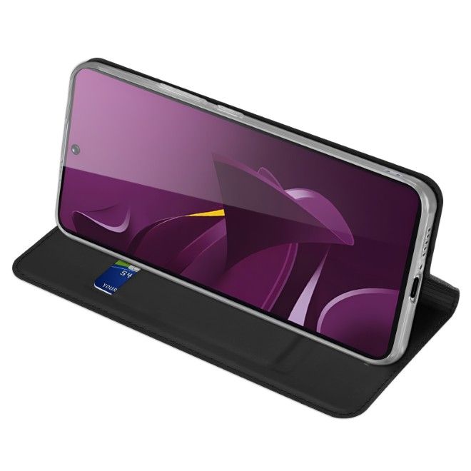 Dux Ducis - Xiaomi Poco M7 Pro Hülle - Handy Bookcover - Skin Pro Series - schwarz