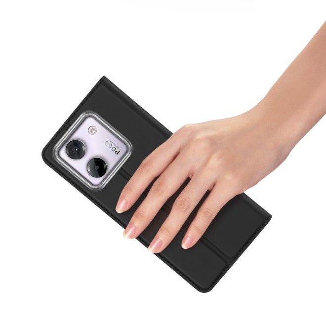 Dux Ducis - Xiaomi Poco M7 Pro Hülle - Handy Bookcover - Skin Pro Series - schwarz