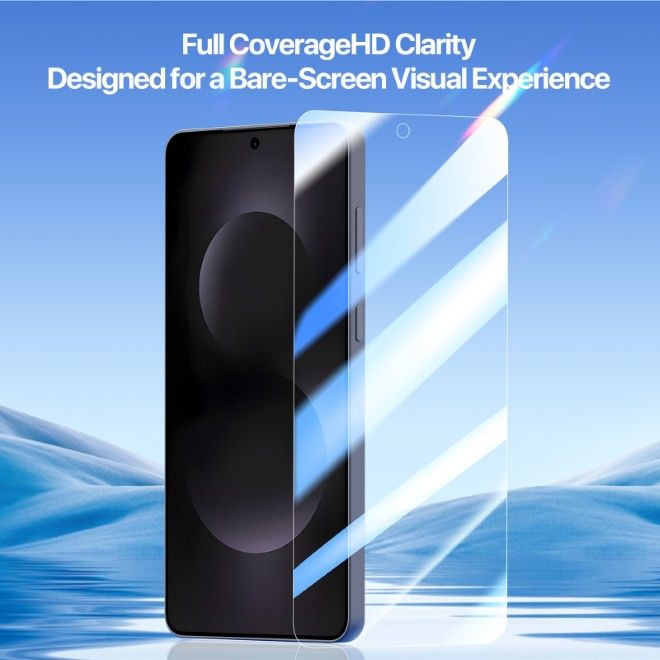 Dux Ducis - Samsung Galaxy S25 Edge Schutzglas - mit Auto Alignment Kit - Roga Series - schwarz