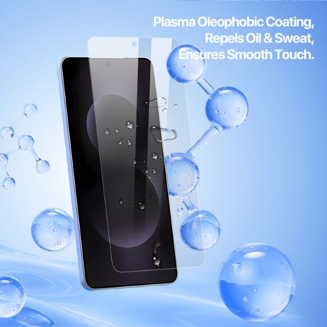 Dux Ducis - Samsung Galaxy S25 Edge Schutzglas - mit Auto Alignment Kit - Roga Series - schwarz