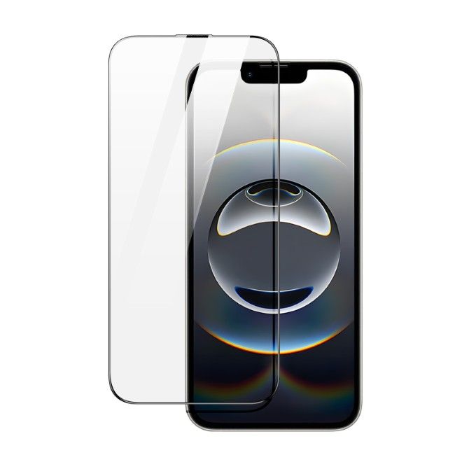 Dux Ducis - iPhone 16e Schutzglas - mit Auto Alignment Kit - Roga Series - schwarz