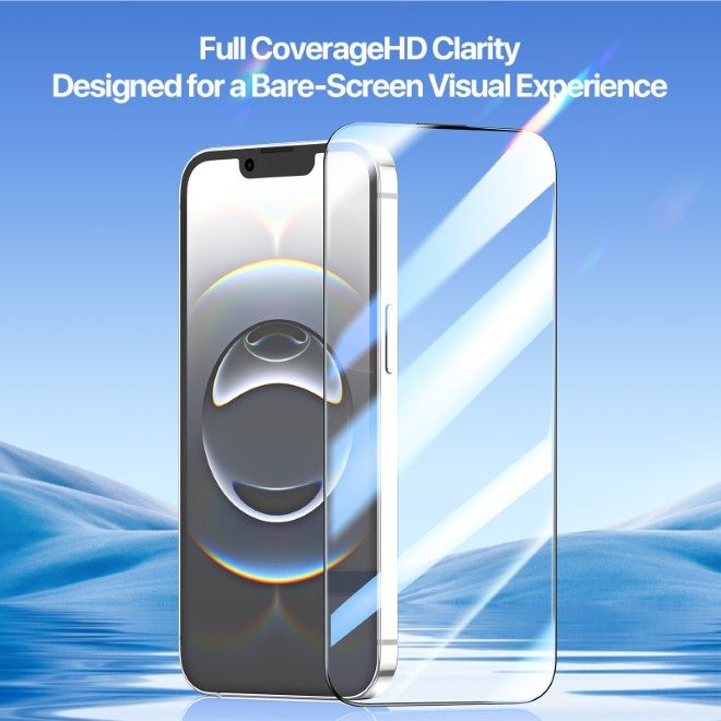 Dux Ducis - iPhone 16e Schutzglas - mit Auto Alignment Kit - Roga Series - schwarz