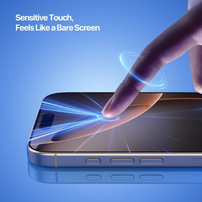 Dux Ducis - iPhone 16 Pro Schutzglas - mit Auto Alignment Kit - Roga Series - schwarz