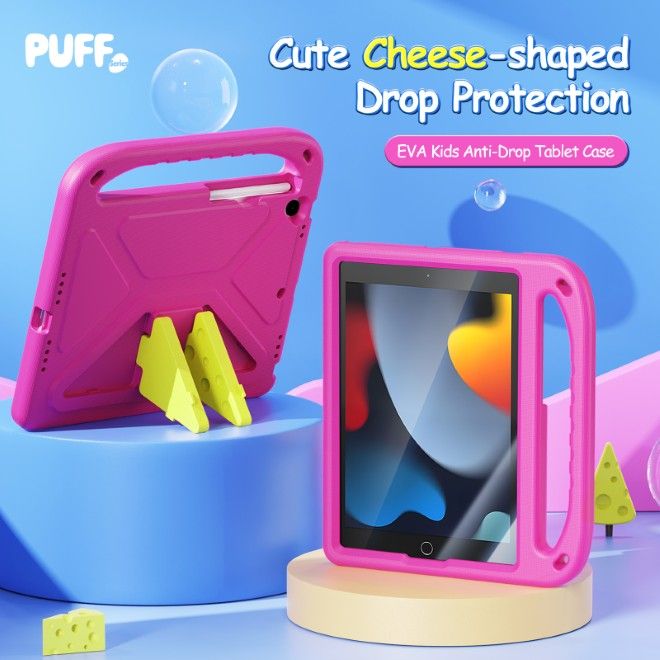 Dux Ducis - iPad 10.2 (2021/2020/2019) Hülle - Robustes EVA Case - Puff Series - pink