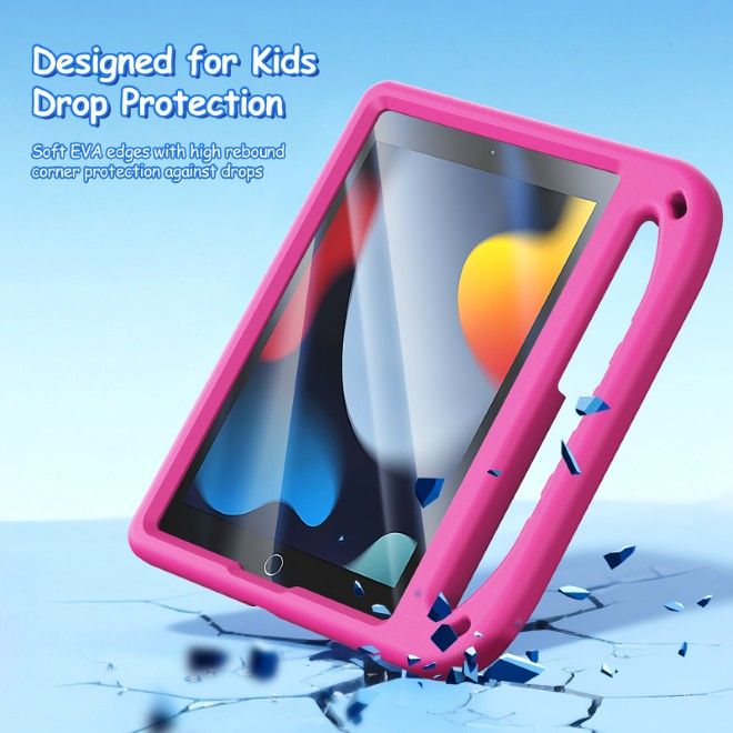 Dux Ducis - iPad 10.2 (2021/2020/2019) Hülle - Robustes EVA Case - Puff Series - pink