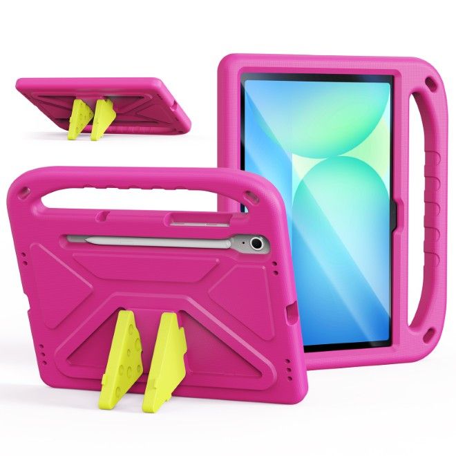 Dux Ducis - Samsung Galaxy Tab S10 FE / S9 / S9 FE / S8 / S7 Hülle - Robustes EVA Case - Puff Series - pink