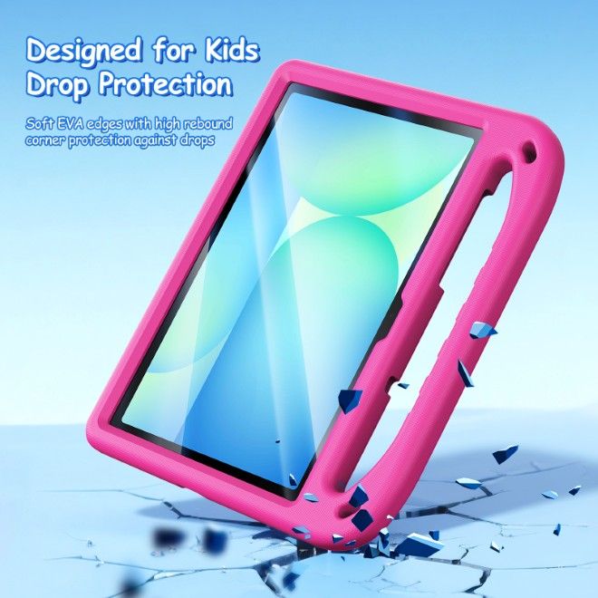 Dux Ducis - Samsung Galaxy Tab S10 FE / S9 / S9 FE / S8 / S7 Hülle - Robustes EVA Case - Puff Series - pink