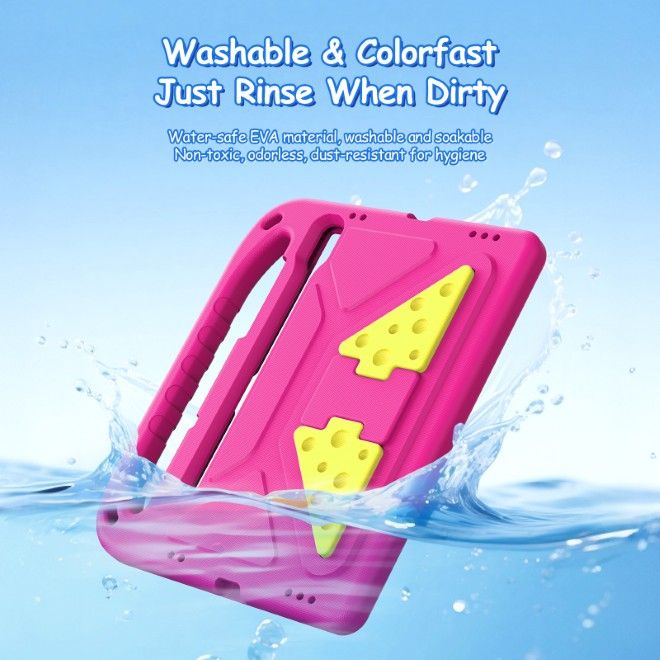 Dux Ducis - Samsung Galaxy Tab S10 FE / S9 / S9 FE / S8 / S7 Hülle - Robustes EVA Case - Puff Series - pink