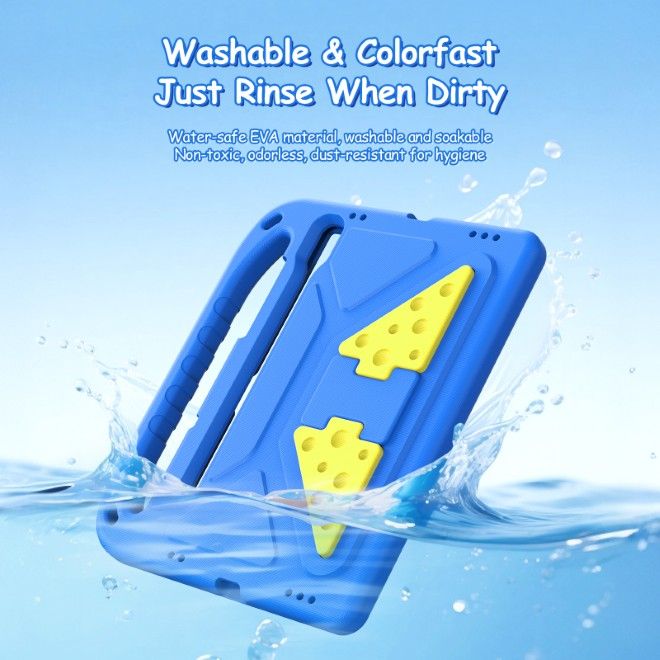 Dux Ducis - Samsung Galaxy Tab S10 FE / S9 / S9 FE / S8 / S7 Hülle - Robustes EVA Case - Puff Series - blau