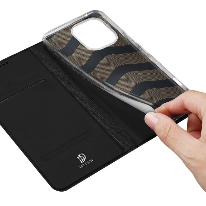 Dux Ducis - Honor 400 Lite Hülle - Handy Bookcover - Skin Pro Series - schwarz