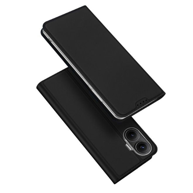Dux Ducis - XIaomi Poco F7 Hülle - Handy Bookcover - Skin Pro Series - schwarz