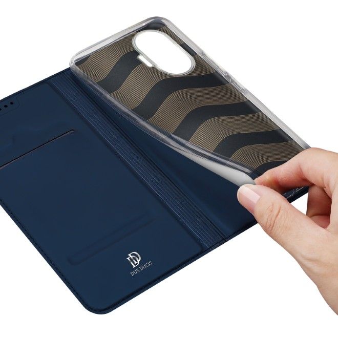 Dux Ducis - XIaomi Poco F7 Hülle - Handy Bookcover - Skin Pro Series - blau