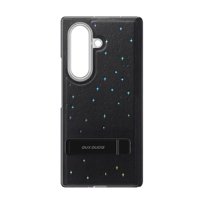 Dux Ducis - Samsung Galaxy Z Fold7 Hülle - Leder Hardcase - Stex Series - schwarz