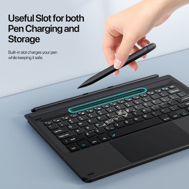 Dux Ducis - Microsoft Surface 11 / 10 / 9 / 8 / X Keyboard Tastatur - Englisches Layout - CK Pro Series - Mountain Landscape Color - schwarz