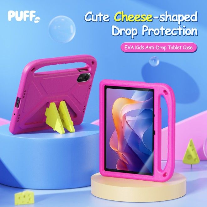 Dux Ducis - Xiaomi Redmi Pad 2 Hülle - Robustes EVA Case - Puff Series - pink