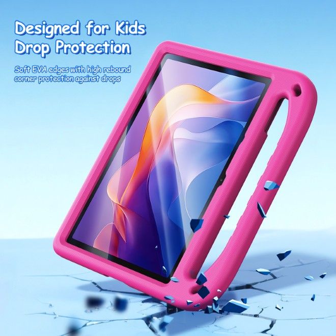 Dux Ducis - Xiaomi Redmi Pad 2 Hülle - Robustes EVA Case - Puff Series - pink