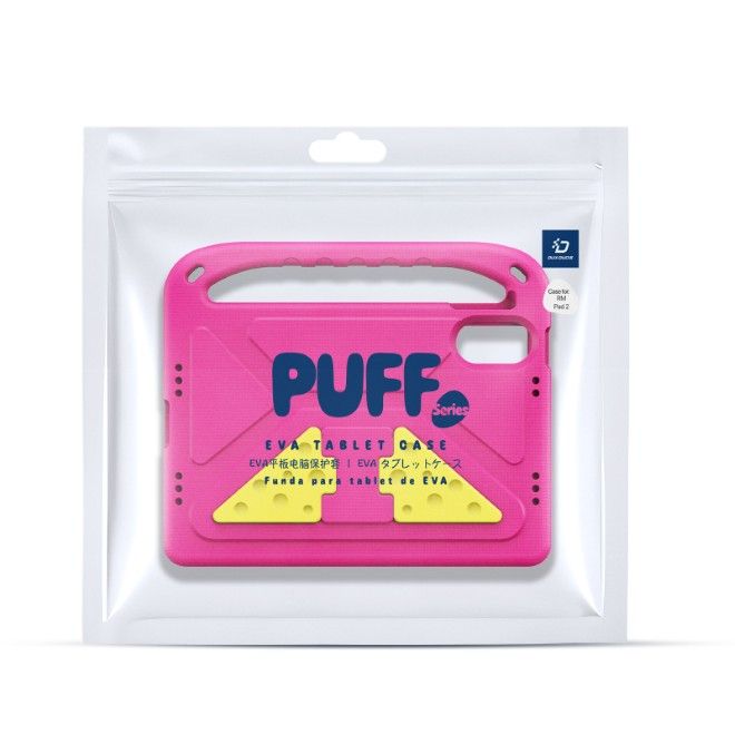 Dux Ducis - Xiaomi Redmi Pad 2 Hülle - Robustes EVA Case - Puff Series - pink