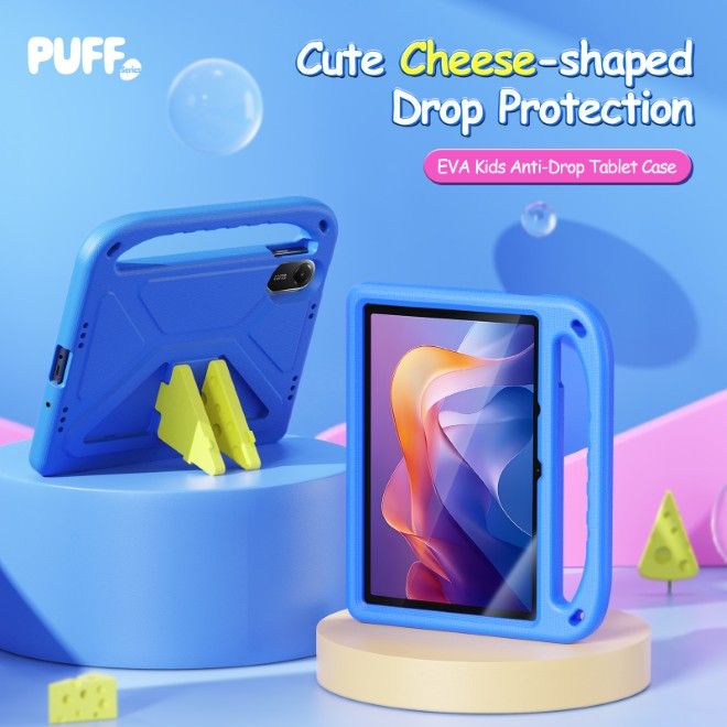 Dux Ducis - Xiaomi Redmi Pad 2 Hülle - Robustes EVA Case - Puff Series - blau