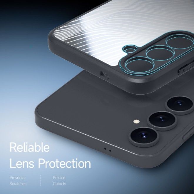 Dux Ducis - Samsung Galaxy S25 FE Hülle - Hardcase - Aimo Series - schwarz