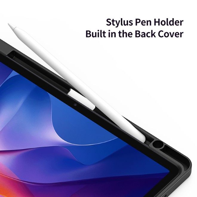 Dux Ducis - Xiaomi Redmi Pad 2 Hülle - Leder Bookcover - Toby Series - schwarz