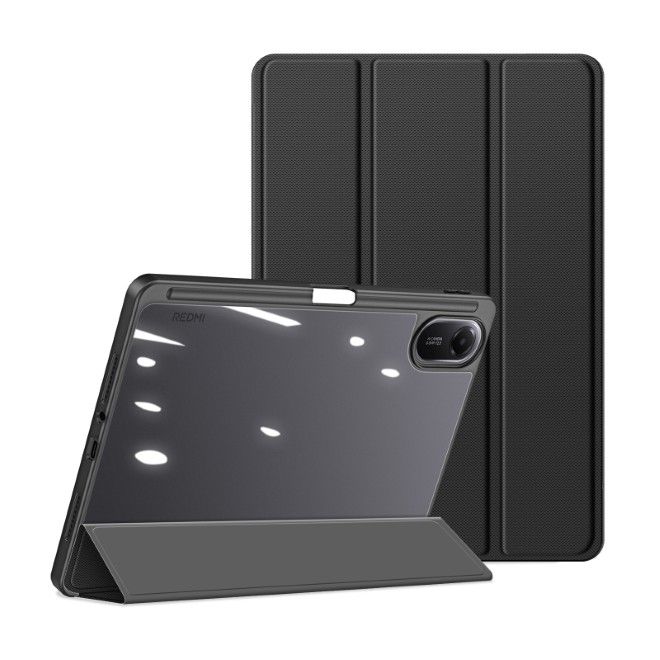 Dux Ducis - Xiaomi Redmi Pad 2 Hülle - Leder Bookcover - Toby Series - schwarz