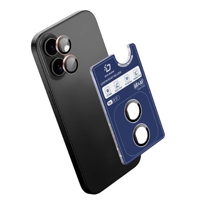 Dux Ducis - iPhone 17 Kamera Schutzglas - HAWK Series - silber