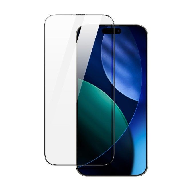 Dux Ducis - iPhone Air Schutzglas - mit Auto Alignment Kit - Roga Series - schwarz