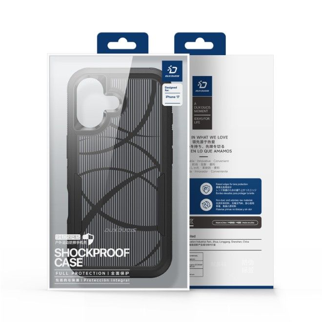 Dux Ducis - iPhone 17 Hülle - Robustes TPU und PC Case - 3m Fallsicher - Shld Series - Rhythm Muster