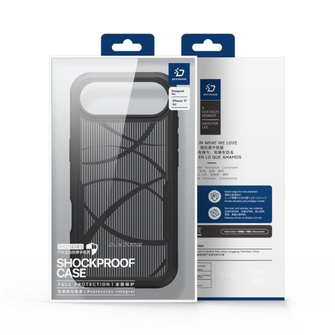 Dux Ducis - iPhone Air Hülle - Robustes TPU und PC Case - 3m Fallsicher - Shld Series - Rhythm Muster