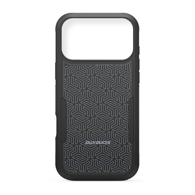Dux Ducis - iPhone 17 Pro Hülle - Robustes TPU und PC Case - 3m Fallsicher - Shld Series - Triangle Muster