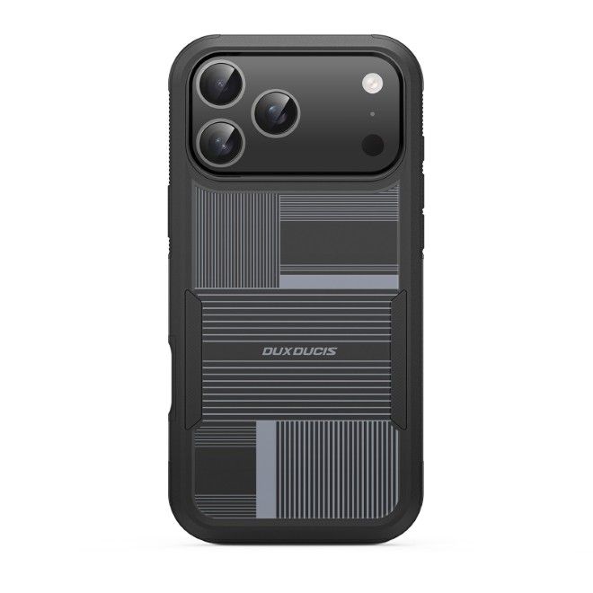 Dux Ducis - iPhone 17 Pro Hülle - Robustes TPU und PC Case - 3m Fallsicher - Shld Series - Umbra Muster