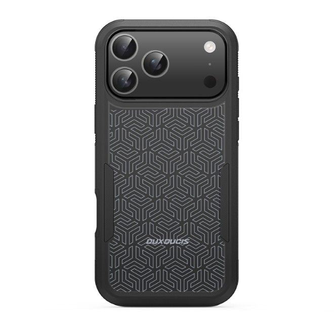 Dux Ducis - iPhone 17 Pro Max Hülle - Robustes TPU und PC Case - 3m Fallsicher - Shld Series - Triangle Muster
