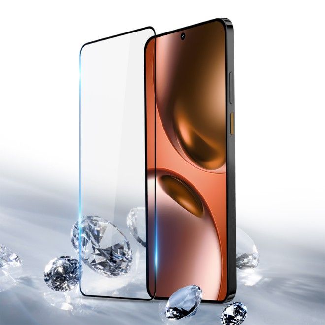 Dux Ducis - Realme GT 7 / 7T Schutzglas - aus gehärtetem Glas - 9D - schwarz