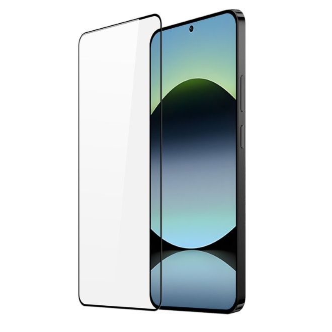 Dux Ducis - Xiaomi Redmi Note 14S Schutzglas - aus gehärtetem Glas - 9D - schwarz