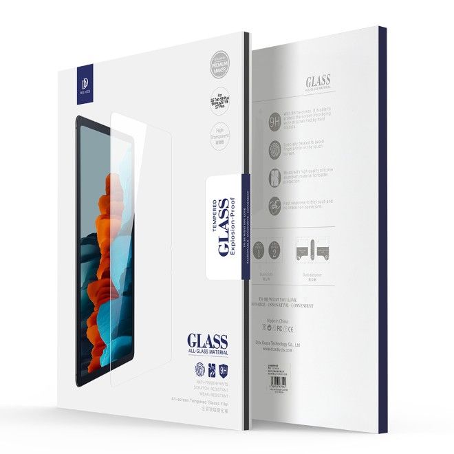 Dux Ducis - Samsung Galaxy Tab S10 FE / S9 FE / S9 / S8 / S7 Schutzglas (2 Stück) - aus gehärtetem Glas - 2.5D - transparent