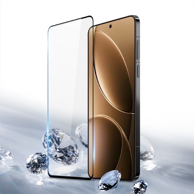 Dux Ducis - Xiaomi Poco F7 Pro Schutzglas - aus gehärtetem Glas - 9D - schwarz